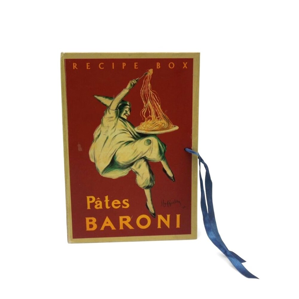 Havoc Publishing Pâtes Baroni Recipe Box 90s Vintage Rare